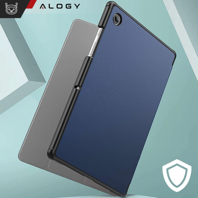 Alogy Etui do tabletu Smart Book do Samsung Galaxy Tab A8 2021 SM-X200/SM-X205 Granatowy