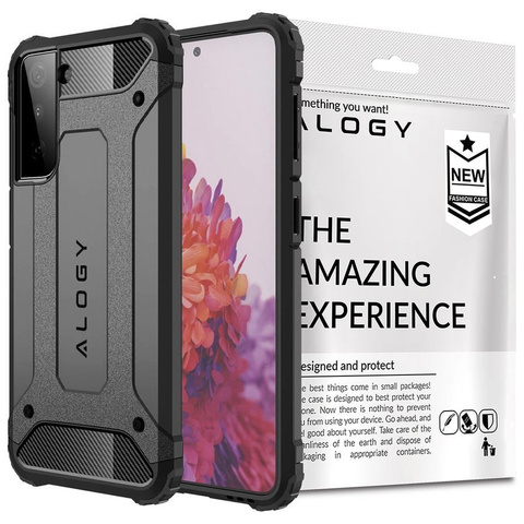 Alogy Etui na telefon Hard Armor do Samsung Galaxy S21 szare