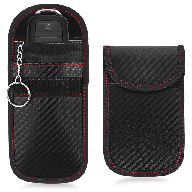 Alogy Antykradzieżowe etui na klucze pokrowiec blokujący sygnał 14x9.5cm