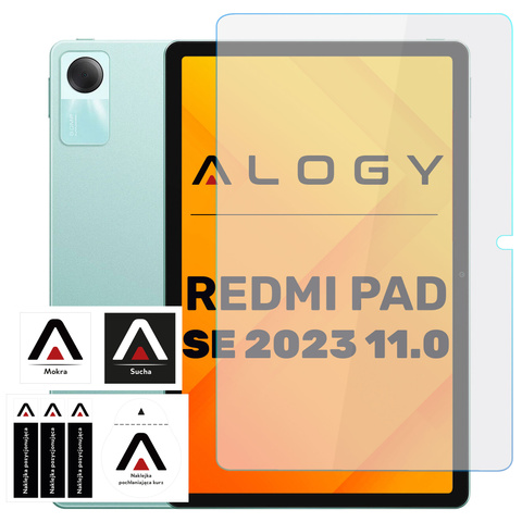 Szkło hartowane na ekran Xiaomi Redmi Pad SE 11.0” 2023 Alogy Screen Protector Pro+ 9H