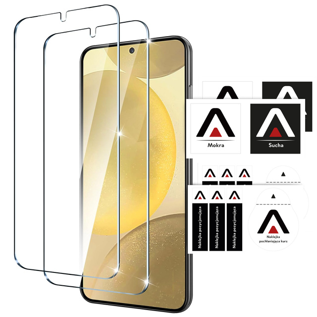 Alogy Screen Protector Pro+ 9H 2x Szkło hartowane do Samsung Galaxy S24+ Plus na ekran [2szt.]