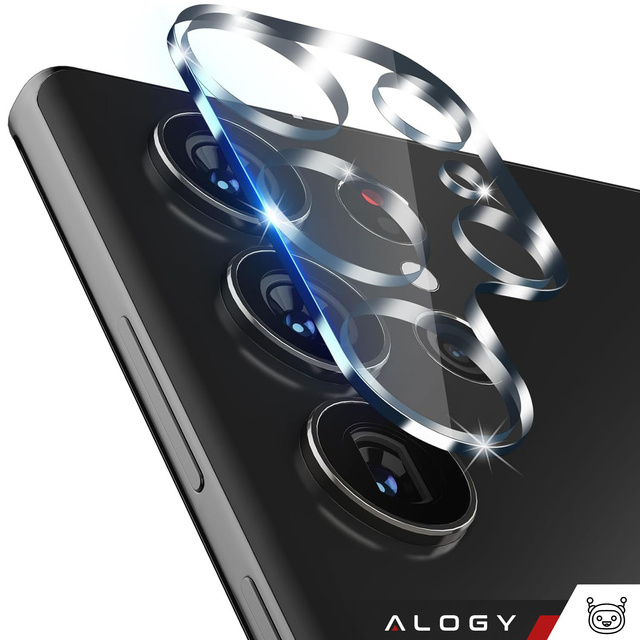 Alogy 3x Szkło hartowane do Galaxy S24 Ultra na ekran + 2x szkło na obiektyw Screen Protector Pro+ 9H