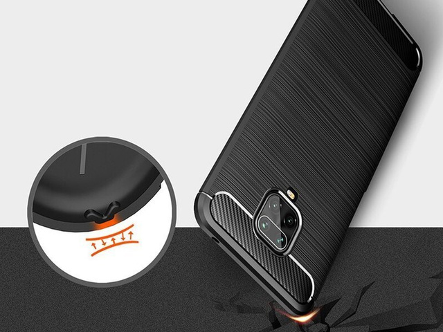 Alogy Etui na telefon Rugged Armor do Xiaomi Redmi Note 9S/ Pro/ Max czarne