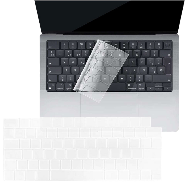 Alogy Nakładka ochronna osłona na klawiaturę do Apple Macbook Air 13 2022 M2 A2681 Przezroczysta