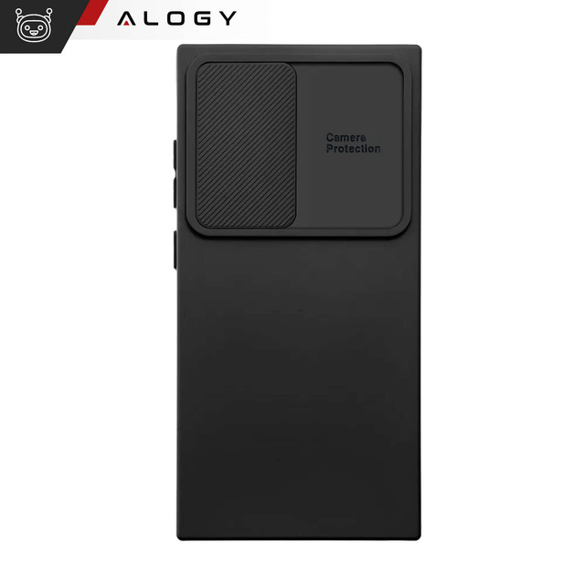 Alogy Camshield Etui do Samsung Galaxy S24 Ultra pancerne obudowa ochrona aparatu czarne