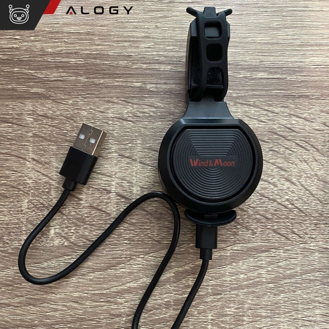 Alogy Dzwonek elektryczny + alarm rowerowy 2w1 Waterproof Electric Bell na rower wodoodporny czarny