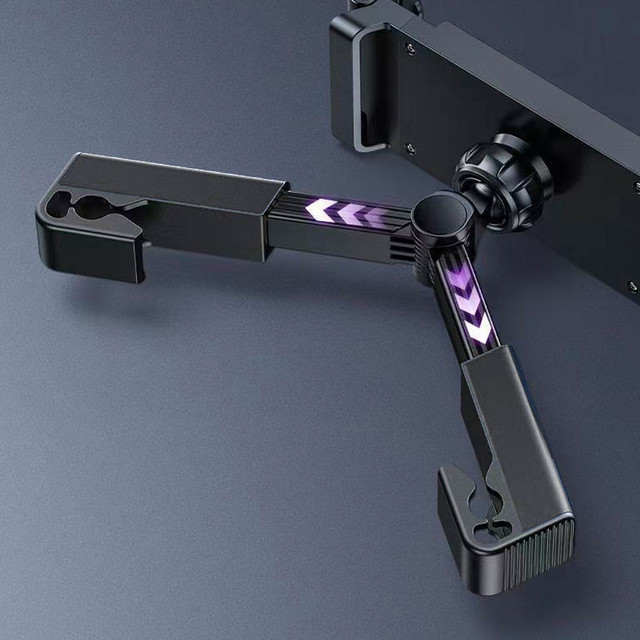 Alogy Uchwyt do samochodu na telefon/ tablet 4.7-12.9" Car Headrest Holder na zagłówek czarny