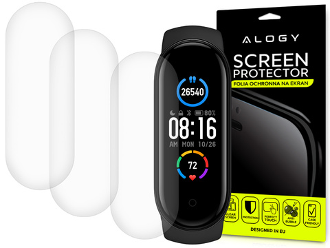 Alogy Folia hydrożelowa x3 Hydrogel do Xiaomi Mi Band 5