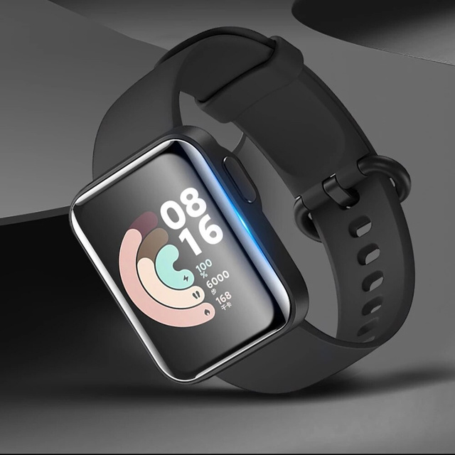 Alogy 3x Szkło na smartwatch elastyczne 3D do Xiaomi Redmi Watch 2 Lite Black