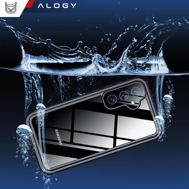 Alogy Waterproof Case Etui do Samsung Galaxy S24+ Plus Pancerne wodoodporne IP68 360 Armor czarne