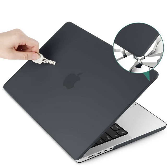 Alogy Etui na laptopa Hard Case do Apple Macbook Pro 16 2021 A2485 Matowy Czarny