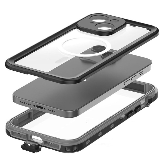 Etui do Samsung Galaxy S24 pancerne obudowa + folia na ekran hydrożelowa Case 360 Defense Pro Alogy czarne
