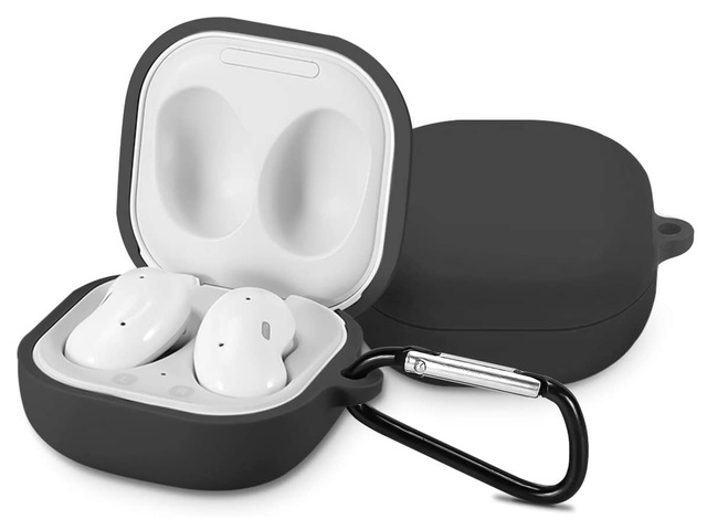 Alogy Etui silikonowe Slim Case do Samsung Galaxy Buds Live/ Buds Pro Szare