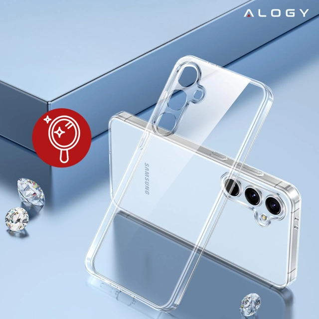 Etui do Samsung Galaxy S24 FE obudowa ochronna na telefon Alogy HybridShield™️ Case Przezroczyste