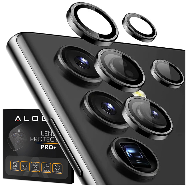 Alogy Lens Protector PRO+ Szkło do Samsung Galaxy S24 Ultra osłona na aparat obiektyw nakładka ochronna