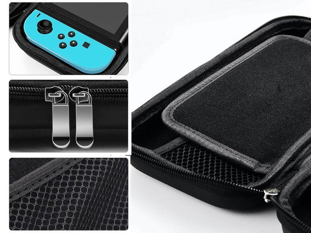 Etui do konsoli futerał pokrowiec Alogy do Nintendo Switch/ Switch OLED Niebieskie 02