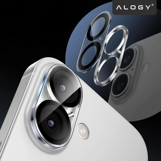 Szkło Ochronne na Obiektyw Aparatu do Apple iPhone 17, Wzmocnione i Odporne na Zarysowania, Precyzyjnie Dopasowane, Alogy Lens Protector Pro+™ – Przezroczyste