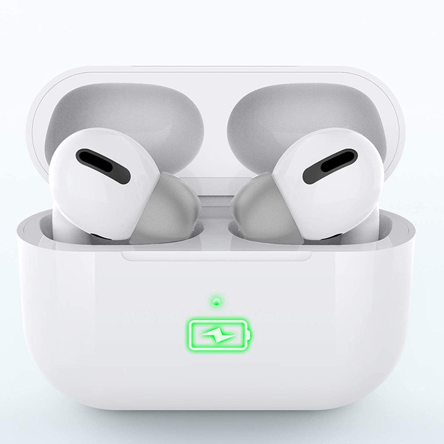 Alogy 6x Nakładki silikonowe zapamiętujące S M L do Apple AirPods Pro szare