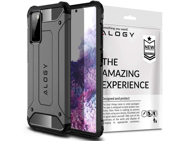 Etui na telefon Alogy Hard Armor do Samsung Galaxy S20 FE szare
