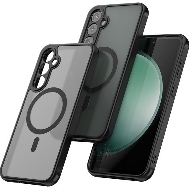 Etui do Samsung Galaxy S23 FE na telefon pokrowiec ochronny plecki MagMat Case do MagSafe Matte Black