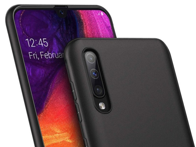 Etui na telefon silikonowe Alogy do Samsung Galaxy A30S/A50/A50S czarne