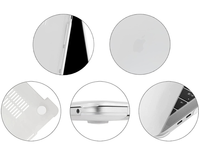 Etui na laptopa Alogy Hard Case mat do Apple MacBook Pro 13 M1 2021 Biały