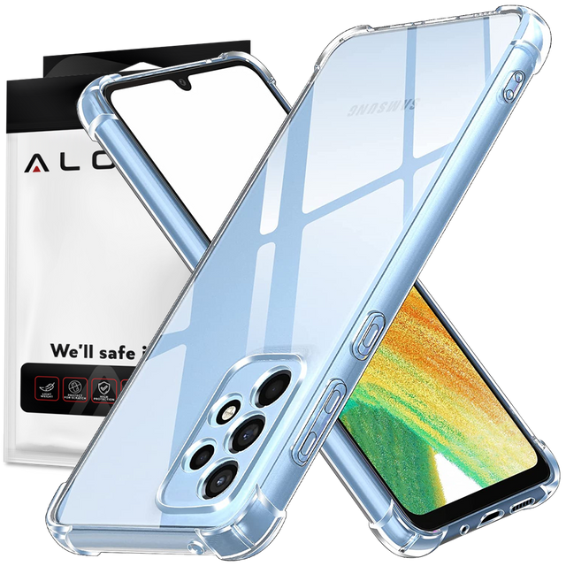 Alogy Etui na telefon pancerne ShockProof Case do Samsung Galaxy A73 / A73 5G Clear