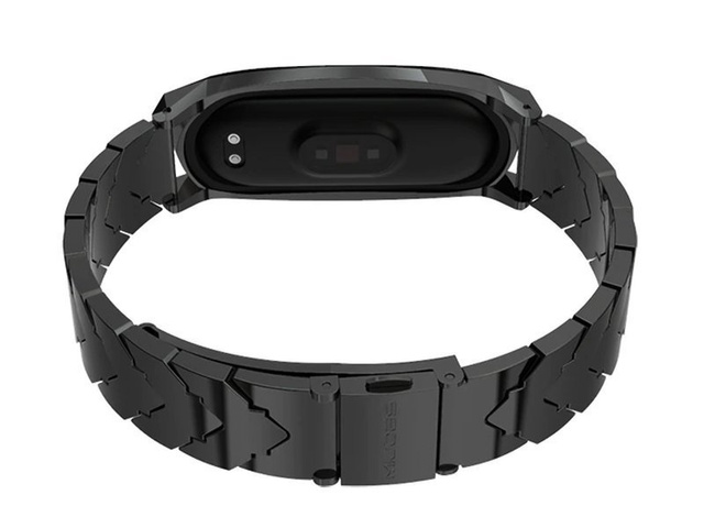  Mijobs V-Style GT bransoleta bransoletka do Xiaomi Mi Band 3/4 czarna