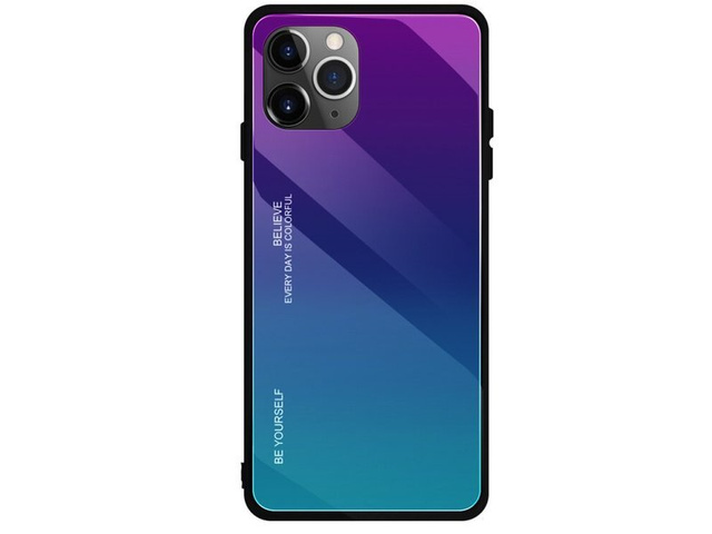 Etui na telefon Alogy Aurora do iPhone 11 Pro Max fioletowo-niebieskie 03