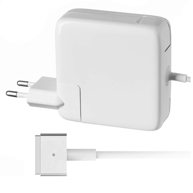 Alogy Ładowarka zasilacz do MacBooka Charger do Apple MacBook MagSafe 2 T-type 60W Biała