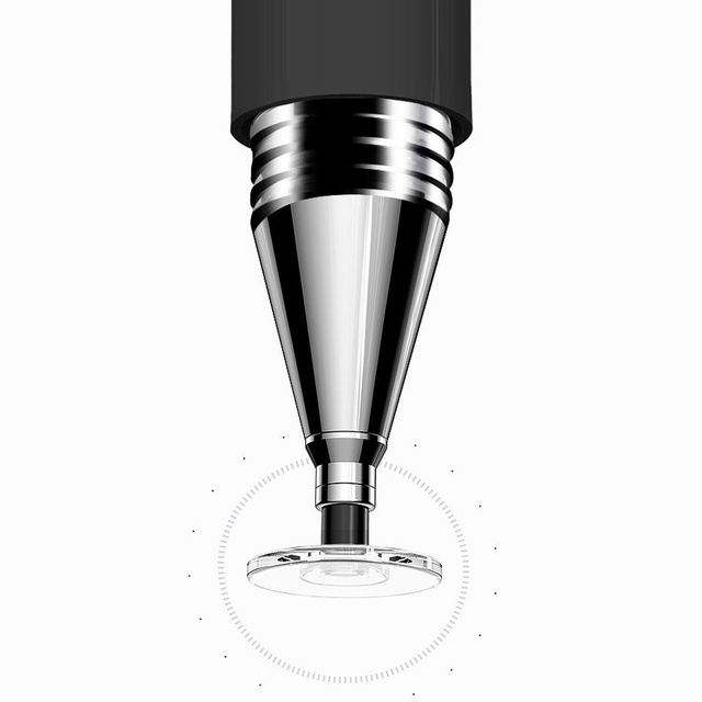 Rysik 2w1 do Telefonu i Tabletu – dotykowy pojemnościowy z funkcją długopisu, precyzyjny i uniwersalny – Alogy StylusPen™ Czarny