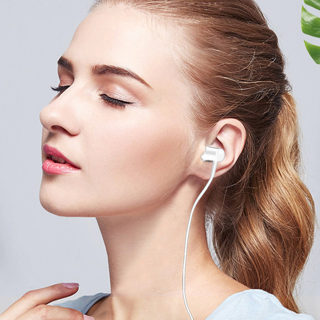 Alogy In-Ear Earphones Stereo Słuchawki przewodowe ze złączem miniJack Białe