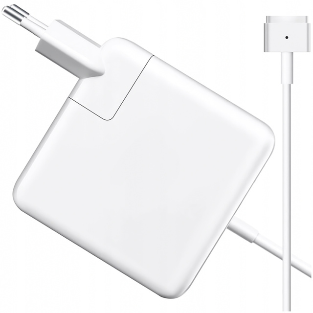 Alogy Ładowarka zasilacz do MacBooka Charger do Apple MacBook MagSafe 2 T-type 60W Biała