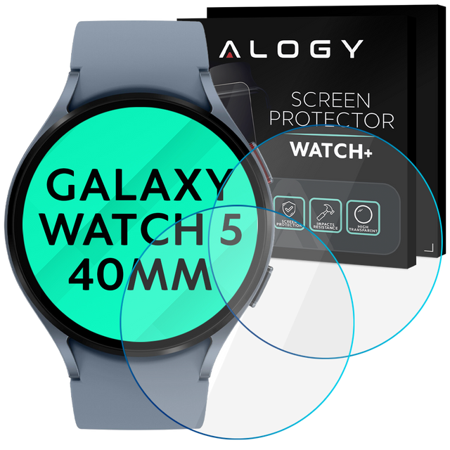Alogy 2x Szkło Hartowane do smartwatcha do Samsung Galaxy Watch 5 40mm