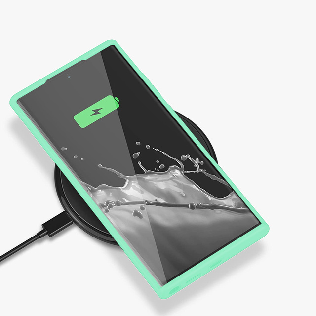 Alogy Thin Soft Case Etui ochronne do telefonu do Samsung Galaxy S22 Ultra Turkusowe
