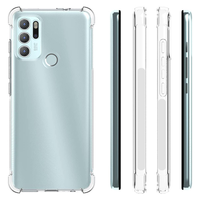 Alogy Etui na telefon pancerne ShockProof do Motorola Moto G60s Przezroczyste