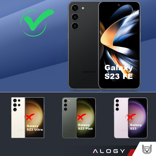 Etui do Samsung Galaxy S23 FE na telefon pokrowiec ochronny plecki MagMat Case do MagSafe Matte Black