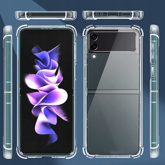 Alogy Etui na telefon pancerne ShockProof Case do Samsung Galaxy Z Flip 3 5G Clear