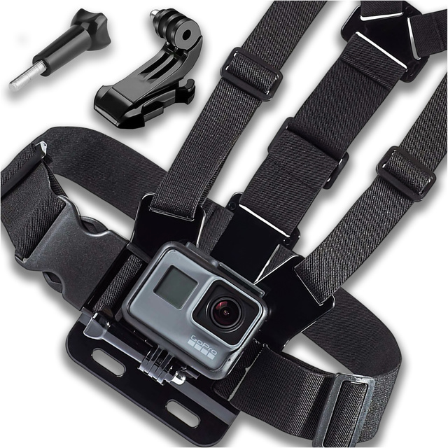 Alogy Regulowane szelki uchwyt na klatkę do GoPro Hero 10/9/8/7/6/5