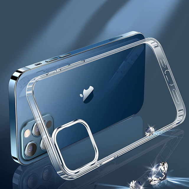 Alogy Etui na telefon Hybrid Case Super Clear  do Apple iPhone 12 Pro Max Przezroczyste
