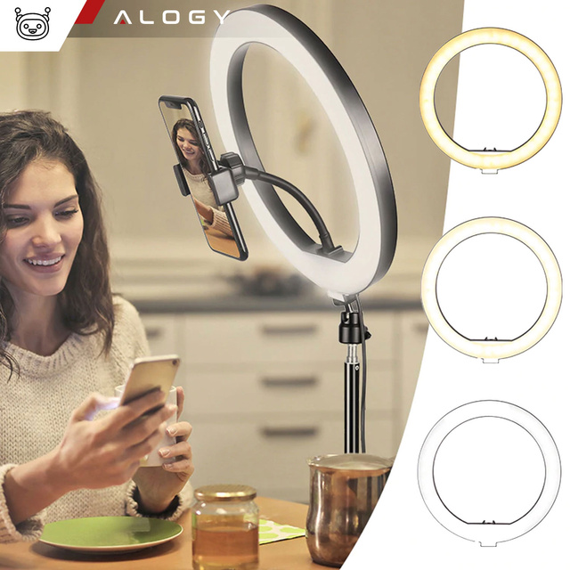 Alogy Lampa fotograficzna obręcz pierścień Ring A33 do zdjęć makijażu