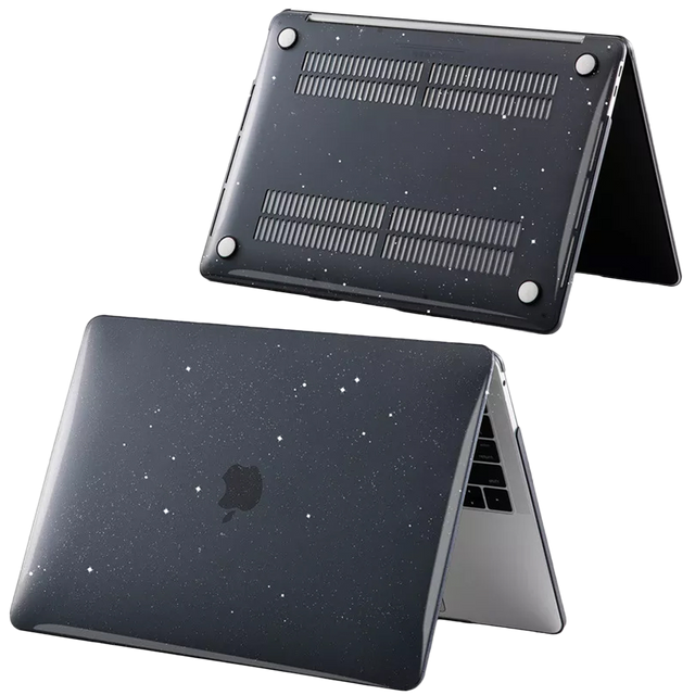 Alogy Etui Hard Case do Apple MacBook Pro 13 2016-2020 Glitter Black