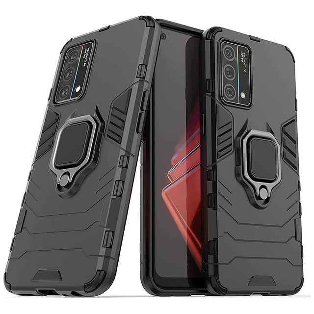 Alogy Etui na telefon Stand Ring Armor do Realme GT Master Edition Czarne