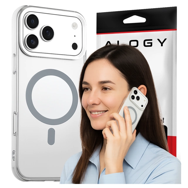 Etui do Apple iPhone 17 Pro – matowa obudowa do MagSafe z ochroną obiektywu, smukłe i odporne na zarysowania, idealne dopasowanie – Alogy Skinny MatteCase™ Białe