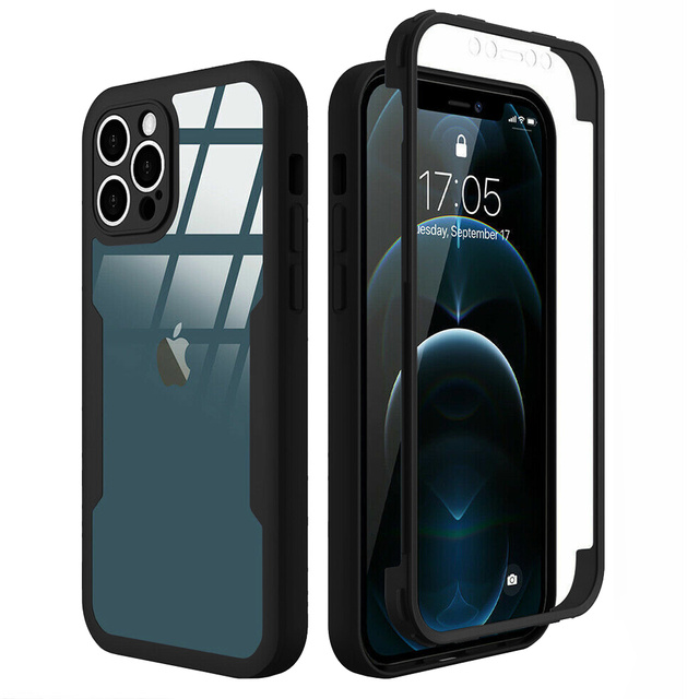 Alogy Etui na telefon Pancerne 360 obudowa Armor Case do Apple iPhone 13 Pro Max Black