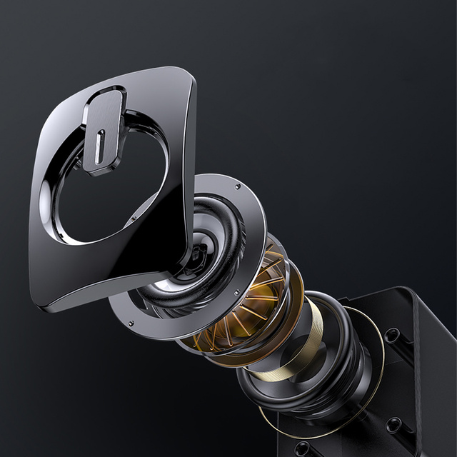 AlogyGłośniki USB 2.0 Mini komputerowe Stereo Wired Speakers HIFI z mikrofonem Czarne