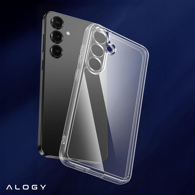 Etui Przezroczyste do Samsung Galaxy S25, Podwyższone Krawędzie, Idealne Dopasowanie, PC + TPU, Alogy HybridShield™ Case