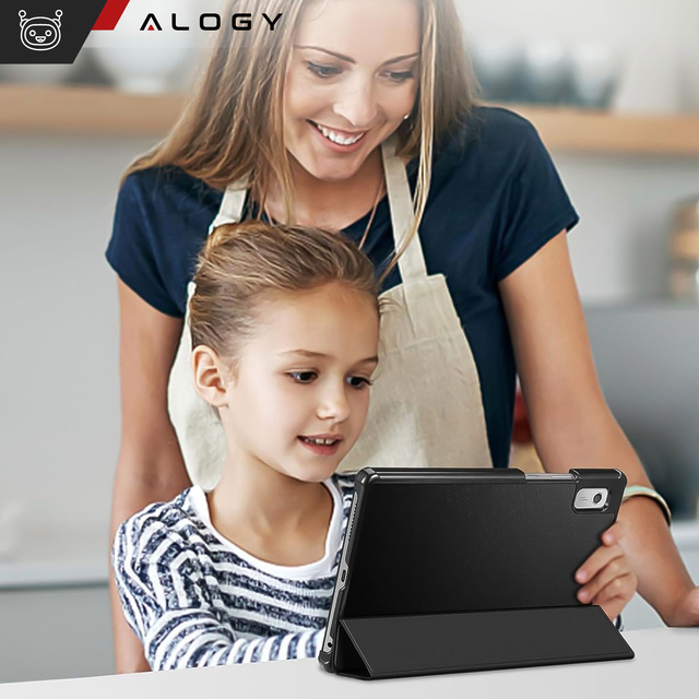 Alogy Etui na tablet Lenovo Tab M9 2023 9" TB310XU TB310FU Book Cover Case Czarne