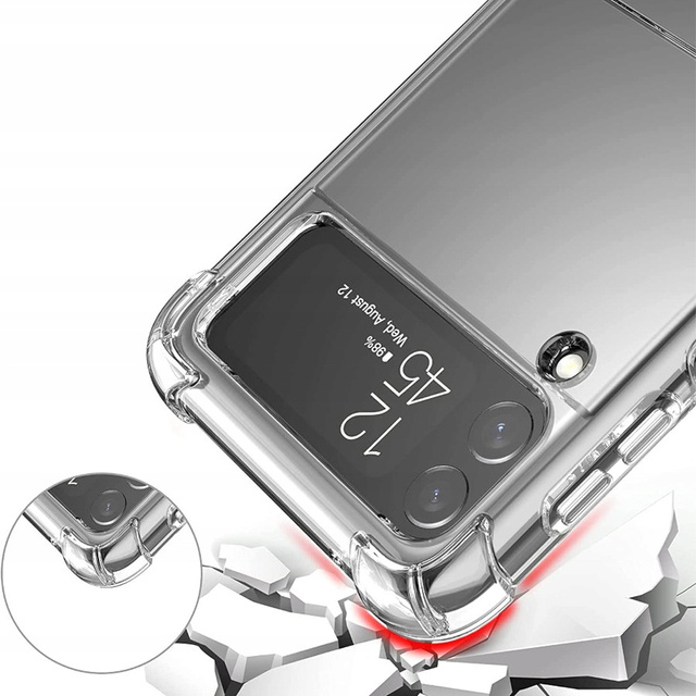 Alogy Etui na telefon pancerne ShockProof Case do Samsung Galaxy Z Flip 3 5G Clear