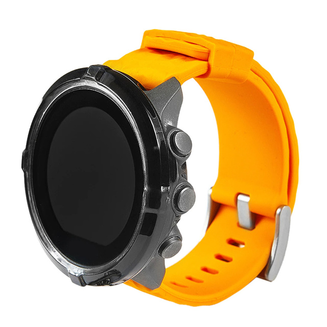 Alogy Etui silikonowe Case do Suunto Spartan Sport Wrist HR Baro Czarne